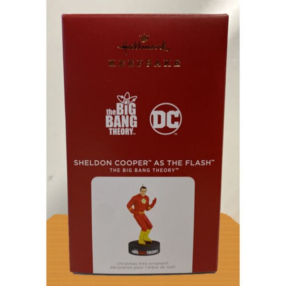 Hallmark Keepsake Big Bang Theory Sheldon Cooper Flash DC Cosplay Ornament 2021 - Picture 7 of 10